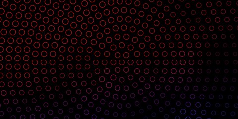 Dark Blue, Red vector layout with circles.