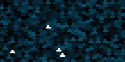 Dark BLUE vector texture in rectangular style.