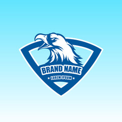 mascot eagle logo vector