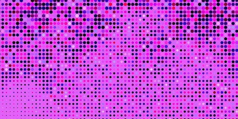 Dark Purple, Pink vector template with circles.