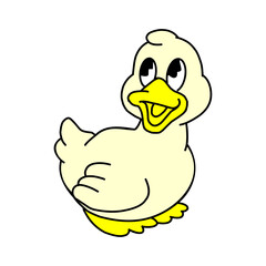 duck icon isolated on white background from promotional gifts collection