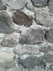 river rock walls
