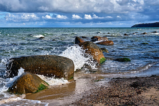 K&uuml;ste bei Nonnevitz auf der Insel R&uuml;gen.