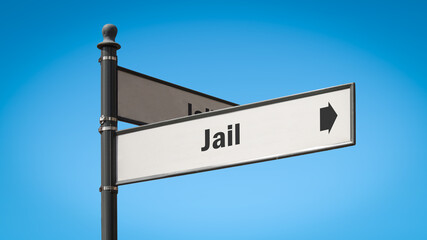 Street Sign to Jail