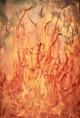 Fluid Art .Modern Abstract colorful background, wallpaper. Mixing acrylic paints. Marble texture. Alcohol ink colors  translucent