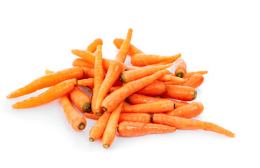 Fresh Carrot isolated on white background