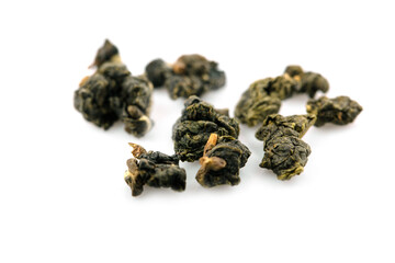 Oolong Tea isolated on a white background