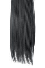 Black hair on white background, isolated