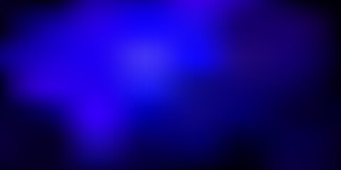 Dark blue vector abstract blur pattern.