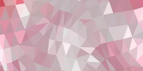 Light red vector geometric polygonal layout.