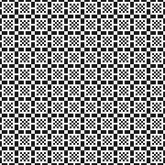 Fototapeta premium Abstract Cross Pattern Dots Logo generative computational art illustration