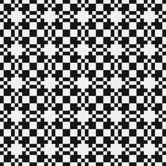 Fototapeta premium Abstract Cross Pattern Dots Logo generative computational art illustration