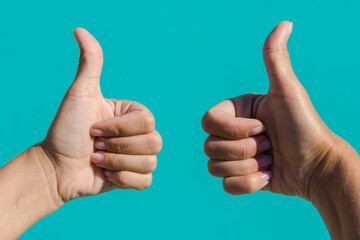 Sign Fingers OK. Fingers 