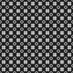 Abstract Cross Pattern Dots Logo generative computational art illustration