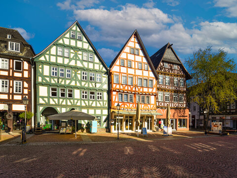 Gr&uuml;nberg Hessen Vogelsberg Deutschland Fachwerk Umgebindehaus Mittelhessen Gie&szlig;en