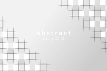 Diagonal Cut Square Geometric Abstract Background. 3D paper concept. Vector Design.	