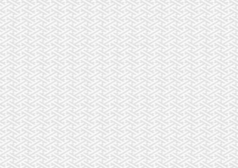 和紙テクスチャの灰色の紗綾形和柄パターン背景