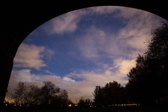 The archway under the stars 