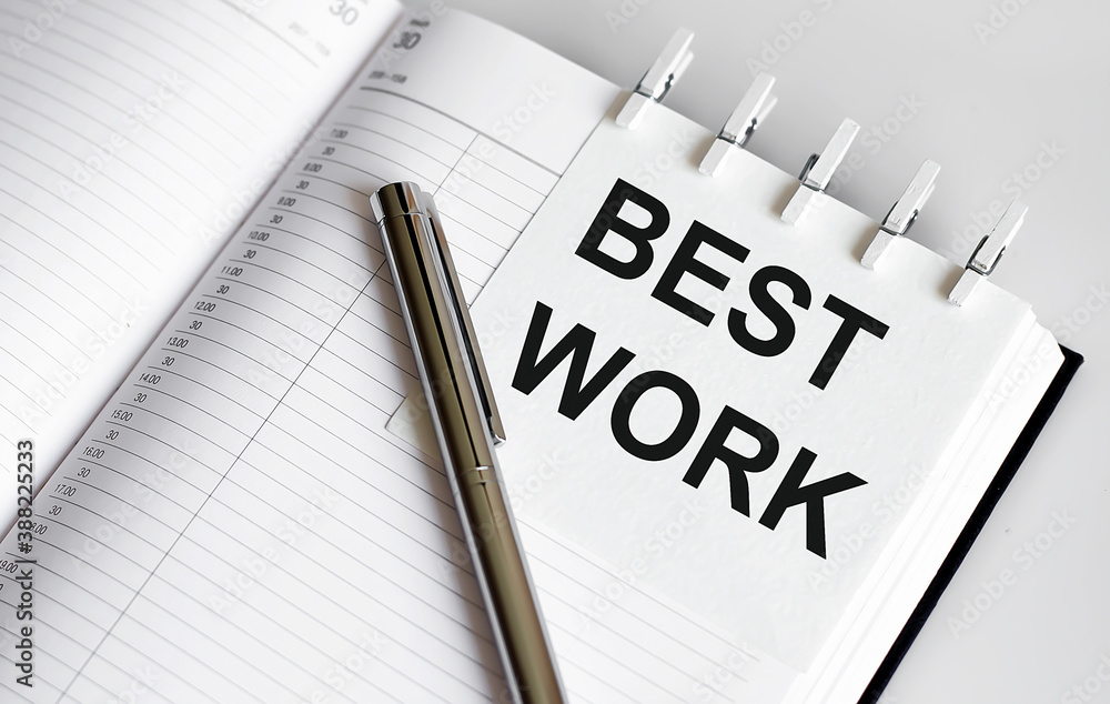 Poster text best work on the short note texture background with pen