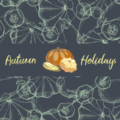 Autumn Holiday Card