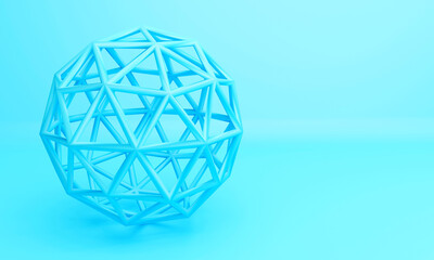 Circular net 3DCG background image