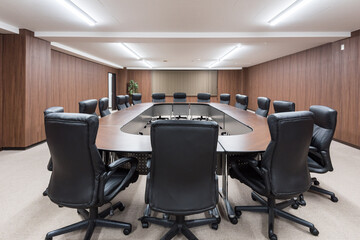 無人の会議室　会議イメージ