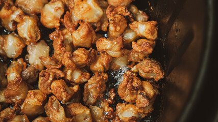 The  Deep Fried Chicken Tendons for food content.