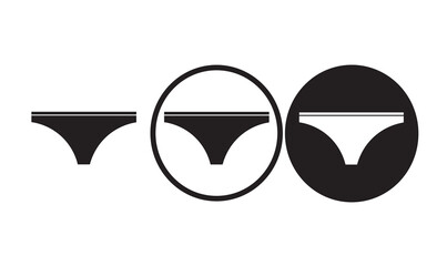 panties underware icon set. 
Collection of high quality black 
outline logo for web site design and mobile dark mode apps.
Vector illustration on a white background