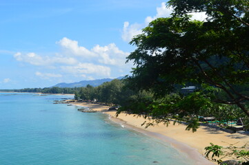 The beautiful nature and landscapes of the Khao Sok National Park in Thailand