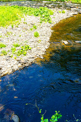 Germany, Monschau, a close up of a pond