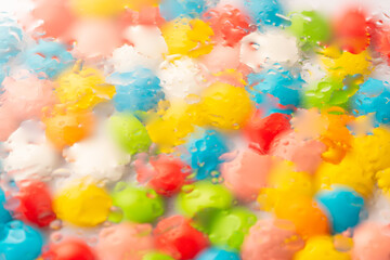 watercolor multicolored background. Pattern. colored background. Colored candies. 