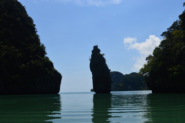 The stunning landscapes of Khao Sok National Park and around the bridge of the River Kwai in...