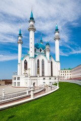 Fototapeta na wymiar The Kul Sharif Mosque in Kazan