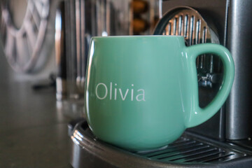 cup of coffee on the table