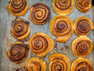 Handmade yeast rolls straight from the oven
