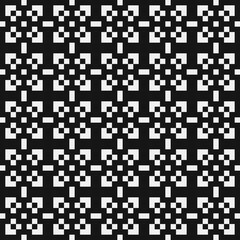 Abstract Cross Pattern Dots Logo generative computational art illustration