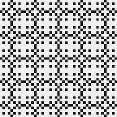 Fototapeta premium Abstract Cross Pattern Dots Logo generative computational art illustration