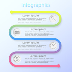 Vector abstract illustration. Infographics.