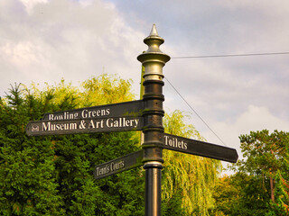sign in the city