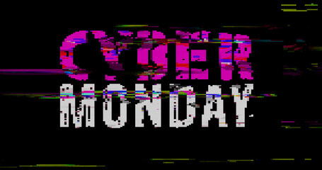 Cyber monday modern glitch