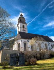 Fototapeta na wymiar Église paroissiale de Stams, Autriche