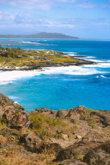 East Honolulu coast, Makapuu lookout, Oahu, Hawaii	