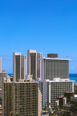 Obraz na płótnie Canvas Waikiki, HONOLULU, OAHU, HAWAII