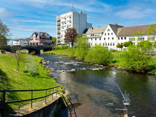 Meschede Mittelstadt Sauerland Kreisstadt Hochsauerlandkreises Nordrhein-Westfalen Deutschland
