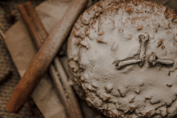 close up of a piece of cake