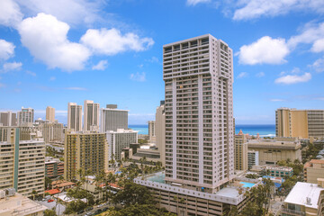Fototapeta na wymiar Waikiki, HONOLULU, OAHU, HAWAII