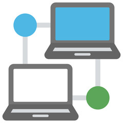 
Web server connected to the internet symbolising shared web hosting, 
