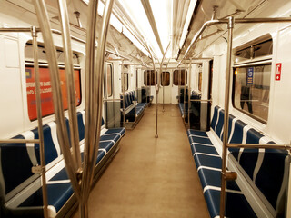 Underground metro interior