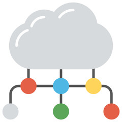 
Web server connected to the internet symbolising shared web hosting, 
