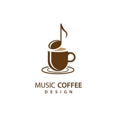 Music coffee logo images